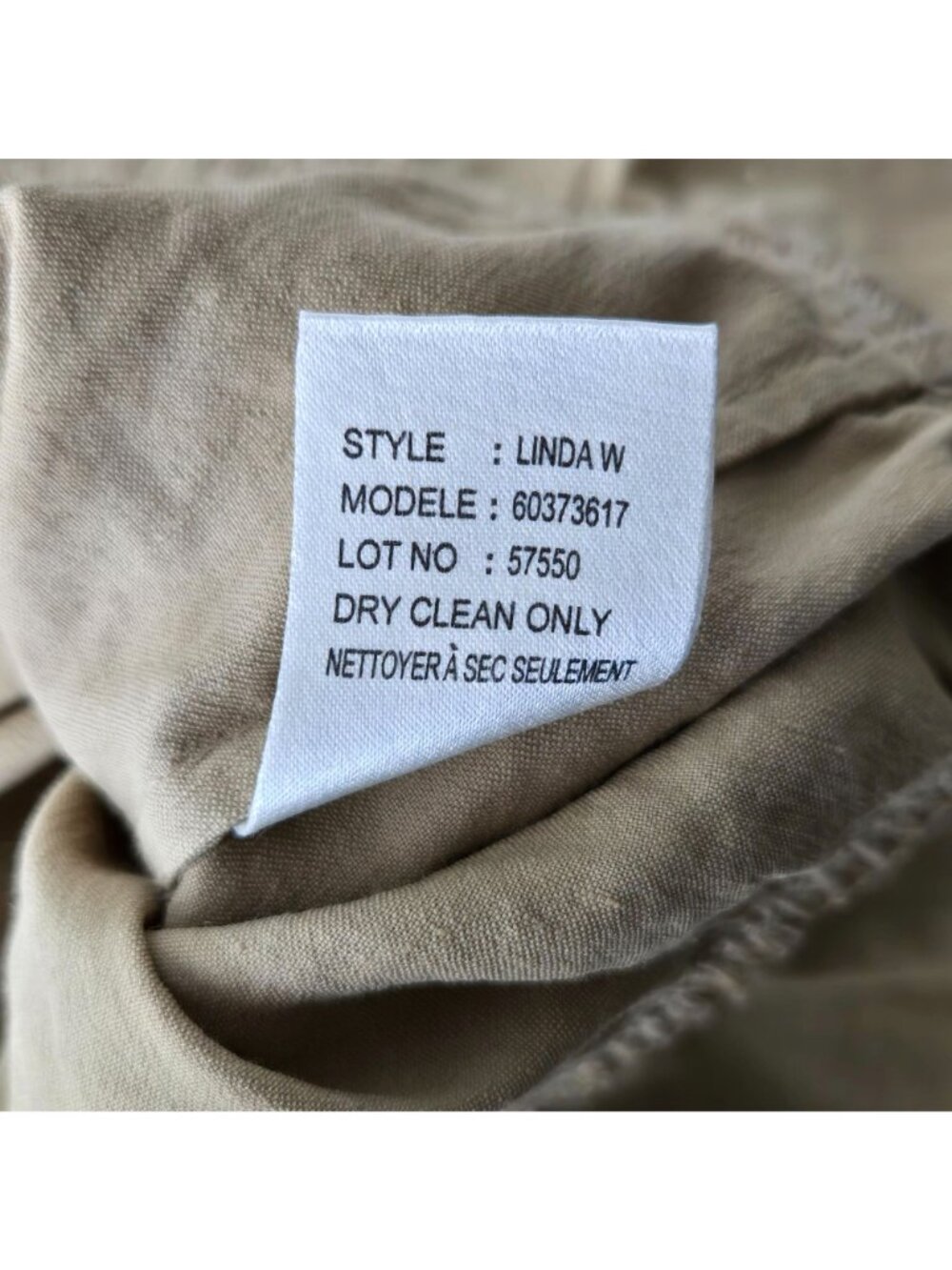 Theory Linen Blend Midi Dress Tan Sleeveless Tiered Cottage Lagenlook Minimalist - Picture 10 of 13